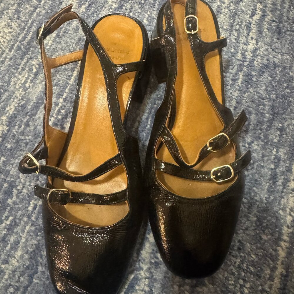 Sezane Paula Babies: Patent Black- size 9 - Picture 4 of 4